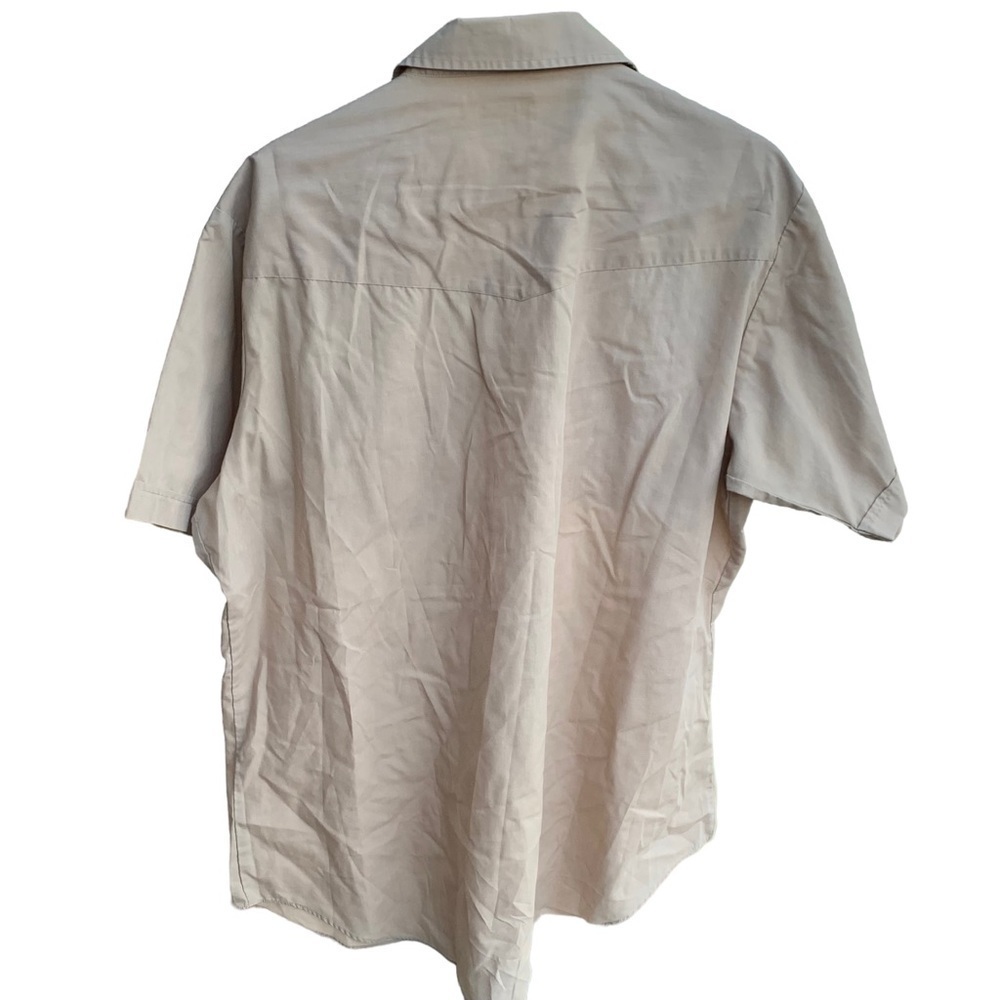 Vintage Ely Embroidered Steer Skull Western Cowboy Black Snap Button Shirt - Picture 4 of 5
